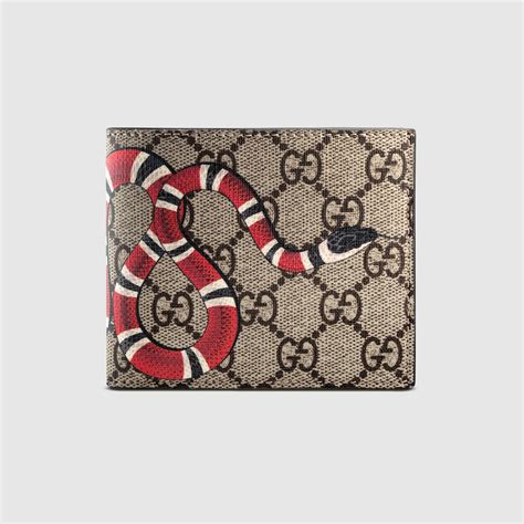 gucci king snake wallet|gucci snake wallet men's.